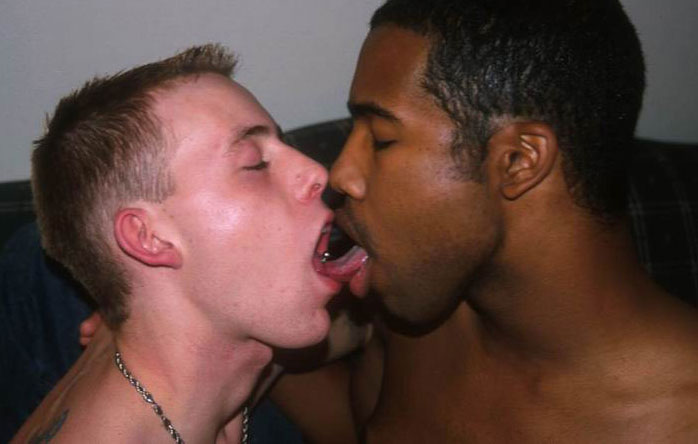 White Black Gay Kissing 97