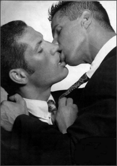 gay men kissing